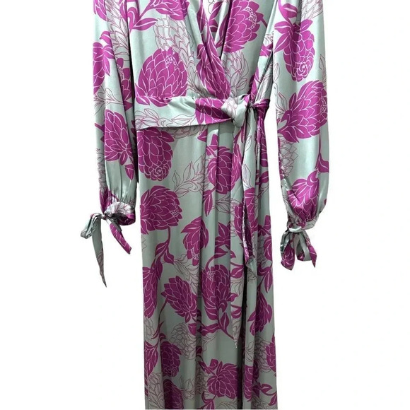 New PatBO Celia Maxi Wrap Dress - Picture 6 of 16
